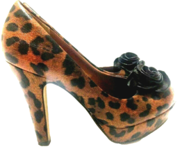 Womens Sz 6 Leopard Pattern G-COUTUR Shoes Heels Madden Girl Platform - £14.11 GBP