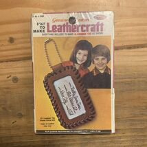 Arrow Leathercraft ID Luggage Tag Leather Craft Kit 1976 Sealed - $18.81