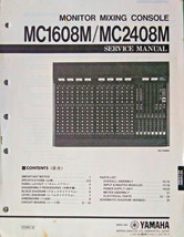 Yamaha MC1608M MC2408M Professional Mixing Console Mixer Original Servic... - $39.99