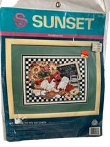 Sunset Welcome to My Kitchen Needpoint kit - New - $14.84