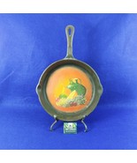 Cast Iron Skillet Art with Easel Hand Painted Fruit Design Decoration Only - £45.48 GBP
