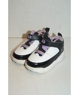 Jordan Max Aura Size 6C Girls Toddler DC-2001-015 White Black Purple - £18.49 GBP