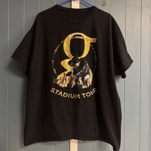 Y2K Garth Brooks Stadium Tour T-Shirt 2XL Black Cotton Double Sided - $16.82