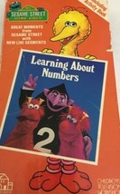 My Sesame Street Home Video-Learning About Numbers VHS-1986-TESTED-SHIPS N 24 Hr - £11.11 GBP