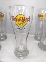 Hard Rock Cafe Orlando Pilsner Beer Glass Tall One 8.5 In. USA Travel Rock &amp;Roll - £15.63 GBP