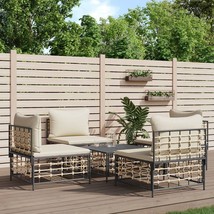  Garden Lounge Set Set of 5 Anthracite, Beige - €693,86 EUR