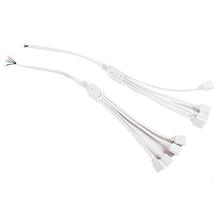 LEDUPDATES (2 Pack) 1 to 4 Female Ports RGB LED Splitter Cable for RGB L... - $8.90