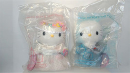 Hello Kitty   Plush Doll   Romantic  Wedding   Pair   Sanrio Japan   NEW - $13.52