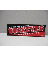 Vintage Ohio State Buckeyes University Bumper Sticker NEW!! 3 x 9 1/4 In... - $187.20 MXN
