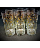 Set of 6, 1995 Dayton Hudson &amp; Marshall Field Star Glass 6-1/4&quot; Tall - $49.49