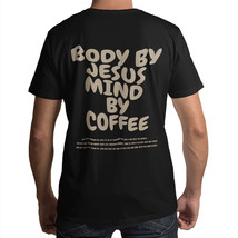 AiumhKle Christian Shirts for Men,Body by Jesus, Mind by Coffee ,Pullove... - $15.88