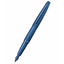 Cross Cross ATX Sandblast Fountain Pen (Dark Blue) - Medium - £108.28 GBP