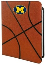 NCAA Michigan Wolverines Basketball Portfolio Notebook Basketball Grain ... - £27.81 GBP