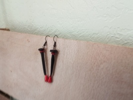 Crucifixion nails earrings - $25.00