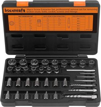 36Pcs Bolt Extractor Set and Spiral Screw Extractors, 2-in-1, Nuts &amp; Screws - $26.99