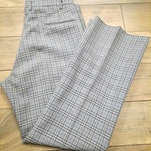 Vintage Levi&#39;s Panatela men&#39;s 36x31 Polyester Disco Leisure Suit Plaid 6... - £32.23 GBP
