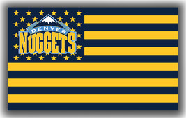 Denver Nuggets Basketball Team Souvenirs US Flag 90x150cm3x5ft Fan Best ... - £10.95 GBP