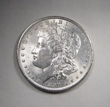 1890 Silver Morgan Dollar CH AU Coin AN589 - $58.41