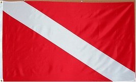 Diver Flag - 3 foot by 5 foot Polyester (NEW) Model: - £3.90 GBP