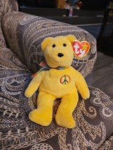 Ty Beanie Baby - PEACE II Bear 30th Anniversary Limited Edition 2023 NEW... - $16.80