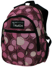 PINK  Circles Backpack School Pack Bag NEW  282SPB Hiking Hike Book Small - $16.33