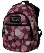 PINK  Circles Backpack School Pack Bag NEW  282SPB Hiking Hike Book Small - $311.48 MXN