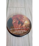 Spider-man 2 Coming to DVD Promotional Pin Approx. 3 Inches - $53.23 MXN
