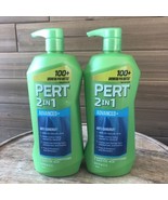 (2) Pert 2in1 Advanced Anti Dandruff Salicylic Acid 33.8oz Each - Exp 11/26 - $39.95