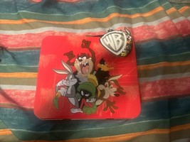 Red Looney Tunes Lunch Box 2017 Warner Bros Bugs Bunny Daffy Duck - $22.76