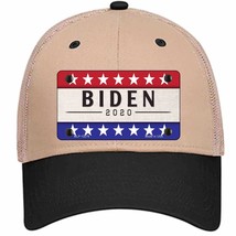Joe Biden 2020 Novelty Khaki Mesh License Plate Hat - £22.83 GBP