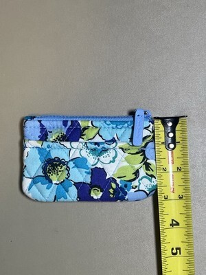 Vera Bradley Mini Wallet In The Retired Blueberry Blooms Pattern Item image 5