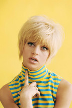 Goldie Hawn 24X36 Poster Iconic 1960&#39;S Laugh In Era Studio Pose Yellow Backdrop - £23.88 GBP