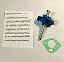 Timing Cam Chain Tensioner Manual Adjuster Suzuki 2006 - 2014 GSXR 600 Blue - $49.49