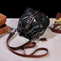 2022 New Retro Bucket Women Bag Versatile Large Capacity High Quality Pu Leather - £57.29 GBP