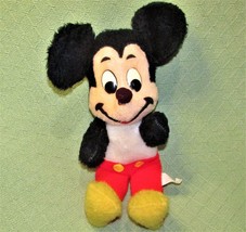 12" Vintage Mickey Mouse California Stuffed Toys Disney Plush Sitting Doll - £14.39 GBP