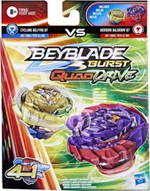 Beyblade Burst Quad Drive Dual Pack Cyclone Belfyre B7 vs Berserk Balderov NEW - £11.78 GBP