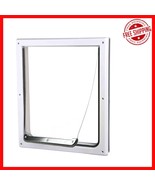 Flexible Flap 2-Way Locking Dog Door for Medium to XL Pets - Easy Instal... - $1,120.46 MXN