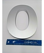New 12&quot;X 1&quot; thick Heavy Cast aluminum brushed finish Helvetica &quot;O&quot; w/ te... - €44,40 EUR