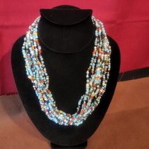 Necklace Santa Fe Multi stran color beads - £42.54 GBP