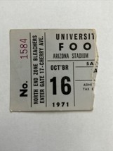 1971 Oct 16 Arizona Wildcats Vs UCLA College Football Stadium Ticket Stub - £9.59 GBP