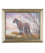 &quot;Puma... Territorial Surveillance&quot; By Anthony Sidoni 2002 Signed Oil Pai... - $37,430.26 MXN