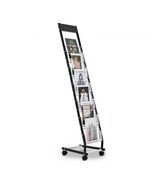  Brochure Display Rack, Narrow 6-Tier Magazine Literature Display Stand ... - $72.61