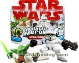 Year 2009 Star Wars Galactic Heroes 2 Pack 2 Inch Figure - YODA and ARF ... - $34.99