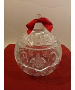 Fifth Avenue Crystal 2-Piece Christmas/ Holiday Ornament Candy/ Nut Bowl - £14.08 GBP