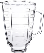 5 Cup Glass Square Top Blender Jar Fits Oster &amp; Osterizer Blenders - £28.19 GBP