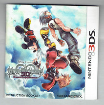 Nintendo 3DS Kingdom Hearts 3D Replacement Instruction Manual ONLY - $4.85