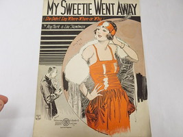 Antique Sheet Music My Sweetie Went Away (She Didn&#39;t Say Where When Or Why) 1923 - £7.00 GBP