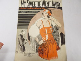 Antique Sheet Music My Sweetie Went Away (She Didn&#39;t Say Where When Or Why) 1923 - $8.90