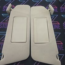 04-08 FORD F150 DRIVER LEFT &amp; PASSENGER RIGHT SUN VISOR VISORS SET PAIR ... - $59.99