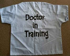 Scrub Set ~ Child&#39;s Size 8 ~ Light Blue ~ Poly/Cotton ~ &quot;Doctor In Train... - $28.06 CAD